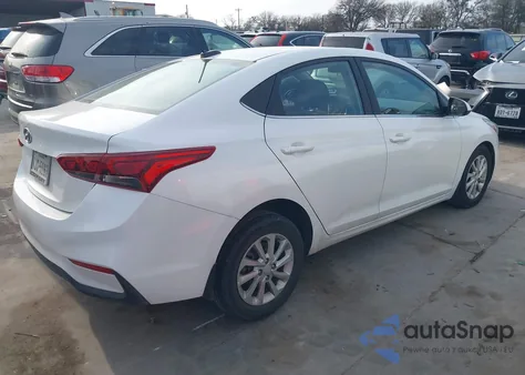 2022 Hyundai Accent Sel из США, поврежденный, VIN 3KPC24A61NE158072